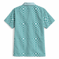 Cyan Filipino Binakol Motifs Hawaiian Shirt Mabuhay Philippines Festival Kusikus Pattern LT14 - Polynesian Pride