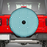 Cyan Filipino Binakol Motifs Spare Tire Cover Mabuhay Philippines Festival Kusikus Pattern LT14 - Polynesian Pride
