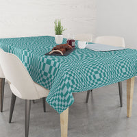 Cyan Filipino Binakol Motifs Tablecloth Mabuhay Philippines Festival Kusikus Pattern LT14 - Polynesian Pride