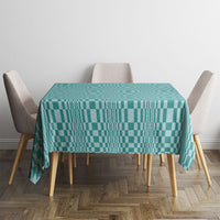 Cyan Filipino Binakol Motifs Tablecloth Mabuhay Philippines Festival Kusikus Pattern LT14 - Polynesian Pride