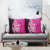 New Zealand Silver Fern Rugby Custom Pillow Cover All Black Maori Pattern Pink - Polynesian Pride
