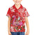Personalized Hawaii Christmas Kid Hawaiian Shirt Mele Kalikimaka Chilling Shaka Santa Flamingo - Polynesian Pride