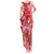 Personalized Hawaii Christmas Tank Maxi Dress Mele Kalikimaka Chilling Shaka Santa Flamingo - Polynesian Pride