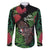 Meri Kirihimete New Zealand Family Matching Short Sleeve Bodycon Dress and Hawaiian Shirt Piwakawaka Koru Fern Mix Pohutukawa - Polynesian Pride