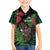 Meri Kirihimete New Zealand Hawaiian Shirt Piwakawaka Koru Fern Mix Pohutukawa - Polynesian Pride