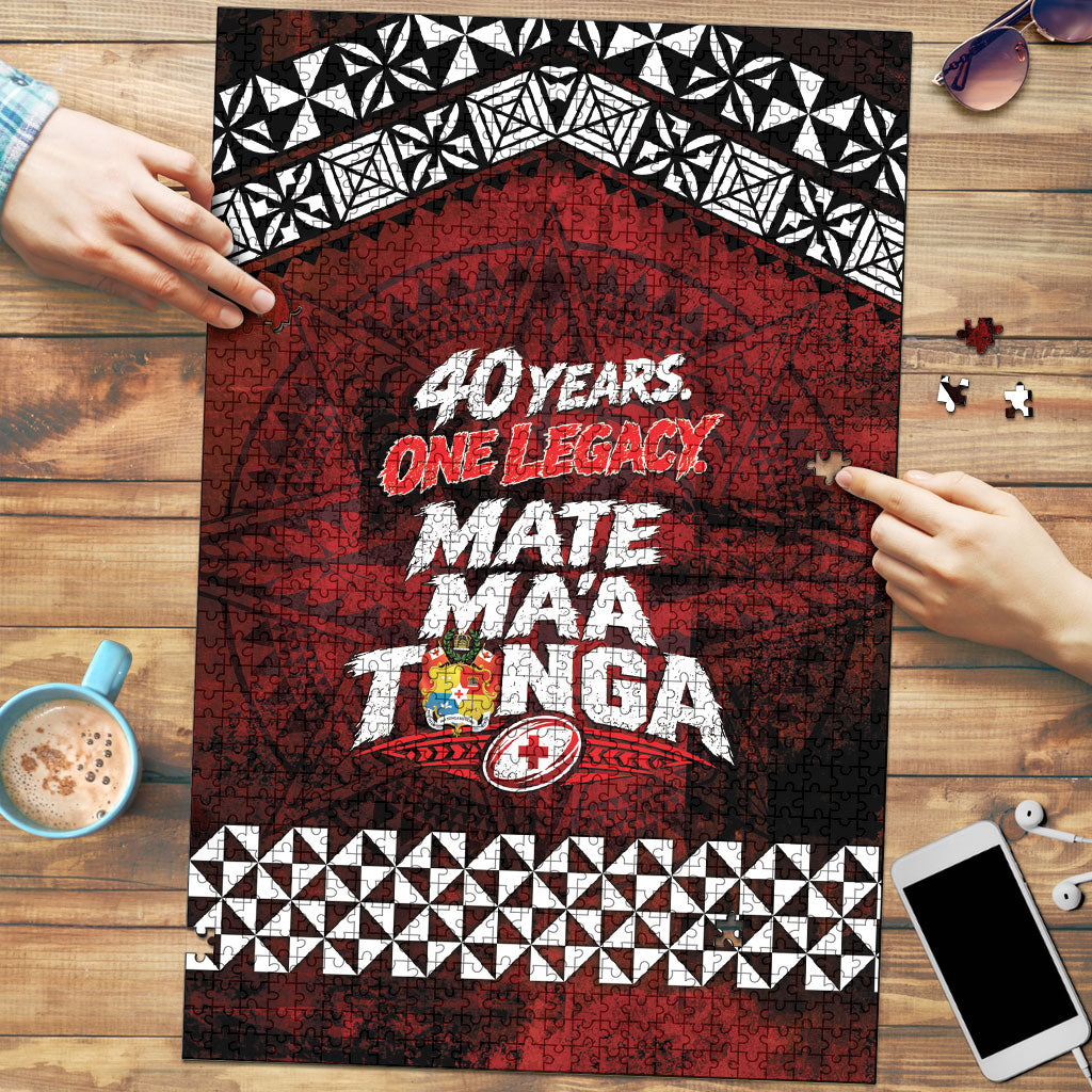 Mate Maa Tonga Rugby 2026 Puzzle 40 Years Anniversary One Legacy