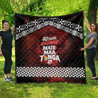 Mate Maa Tonga Rugby 2026 Quilt 40 Years Anniversary One Legacy LT14 - Polynesian Pride