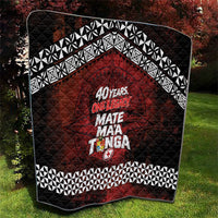 Mate Maa Tonga Rugby 2026 Quilt 40 Years Anniversary One Legacy LT14 - Polynesian Pride