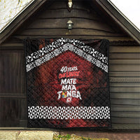 Mate Maa Tonga Rugby 2026 Quilt 40 Years Anniversary One Legacy LT14 - Polynesian Pride