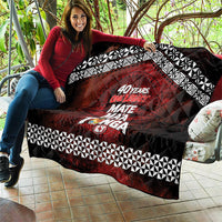 Mate Maa Tonga Rugby 2026 Quilt 40 Years Anniversary One Legacy LT14 - Polynesian Pride