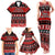 Personalised New Zealand Christmas Family Matching Tank Maxi Dress and Hawaiian Shirt Aotearoa Kiwi Meri Kirihimete Red Version LT14 - Polynesian Pride