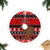 New Zealand Christmas Tree Skirt Aotearoa Kiwi Meri Kirihimete Red Version LT14 Fringed Tree Skirts Red - Polynesian Pride