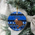 New Zealand Christmas Ceramic Ornament Aotearoa Kiwi Meri Kirihimete Blue Version LT14 - Polynesian Pride