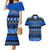 Personalised New Zealand Christmas Couples Matching Mermaid Dress and Hawaiian Shirt Aotearoa Kiwi Meri Kirihimete Blue Version LT14 Blue - Polynesian Pride