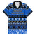 Personalised New Zealand Christmas Family Matching Short Sleeve Bodycon Dress and Hawaiian Shirt Aotearoa Kiwi Meri Kirihimete Blue Version LT14 Dad's Shirt - Short Sleeve Blue - Polynesian Pride