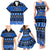 Personalised New Zealand Christmas Family Matching Tank Maxi Dress and Hawaiian Shirt Aotearoa Kiwi Meri Kirihimete Blue Version LT14 - Polynesian Pride