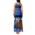 Personalised New Zealand Christmas Tank Maxi Dress Aotearoa Kiwi Meri Kirihimete Blue Version LT14 - Polynesian Pride