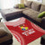 Custom Tonga Mate Maa Area Rug Go Champions Tongan Ngatu - Red