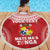 Custom Tonga Mate Maa Beach Blanket Go Champions Tongan Ngatu - Red