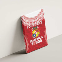 Custom Tonga Mate Maa Canvas Wall Art Go Champions Tongan Ngatu - Red LT14 - Polynesian Pride