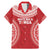 Custom Tonga Mate Maa Family Matching Mermaid Dress and Hawaiian Shirt Go Champions Tongan Ngatu - Red