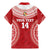 Custom Tonga Mate Maa Family Matching Mermaid Dress and Hawaiian Shirt Go Champions Tongan Ngatu - Red