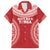 Custom Tonga Mate Maa Family Matching Puletasi and Hawaiian Shirt Go Champions Tongan Ngatu - Red