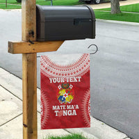 Custom Tonga Mate Maa Garden Flag Go Champions Tongan Ngatu - Red LT14 - Polynesian Pride