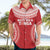 Custom Tonga Mate Maa Hawaiian Shirt Go Champions Tongan Ngatu - Red