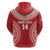 Custom Tonga Mate Maa Zip Hoodie Go Champions Tongan Ngatu - Red