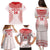 Custom Tonga Mate Maa Family Matching Puletasi and Hawaiian Shirt Go Champions Tongan Ngatu - White