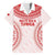 Custom Tonga Mate Maa Family Matching Short Sleeve Bodycon Dress and Hawaiian Shirt Go Champions Tongan Ngatu - White