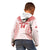 Custom Tonga Mate Maa Kid Hoodie Go Champions Tongan Ngatu - White