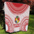 Custom Tonga Mate Maa Quilt Go Champions Tongan Ngatu - White