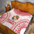 Custom Tonga Mate Maa Quilt Go Champions Tongan Ngatu - White