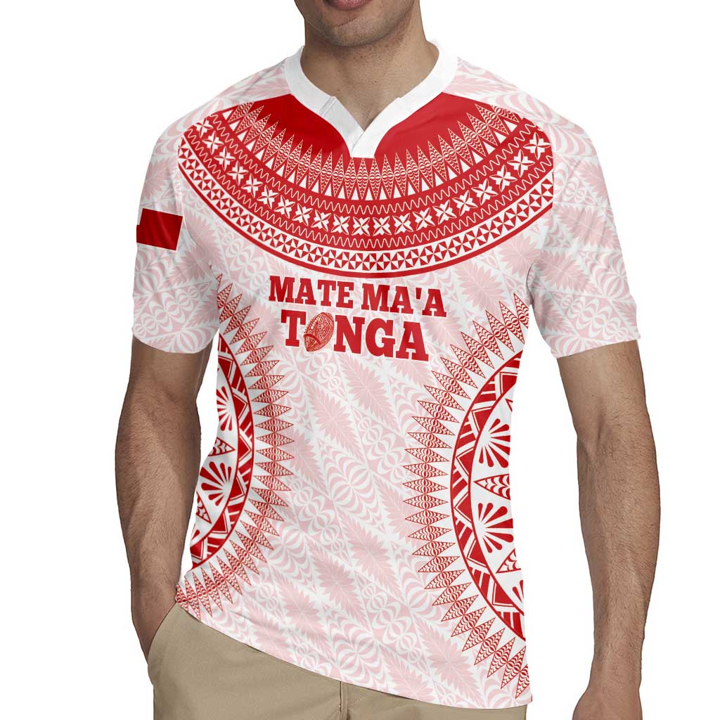 Custom Tonga Mate Maa Rugby Jersey Go Champions Tongan Ngatu - White LT14 - Polynesian Pride