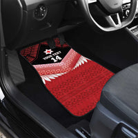 Custom Mate Maa Tonga XIII Car Mats Tongan Kupesi Ngatu - Rugby Style LT14 - Polynesian Pride