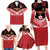 Custom Mate Maa Tonga XIII Family Matching Long Sleeve Bodycon Dress and Hawaiian Shirt Tongan Kupesi Ngatu - Rugby Style