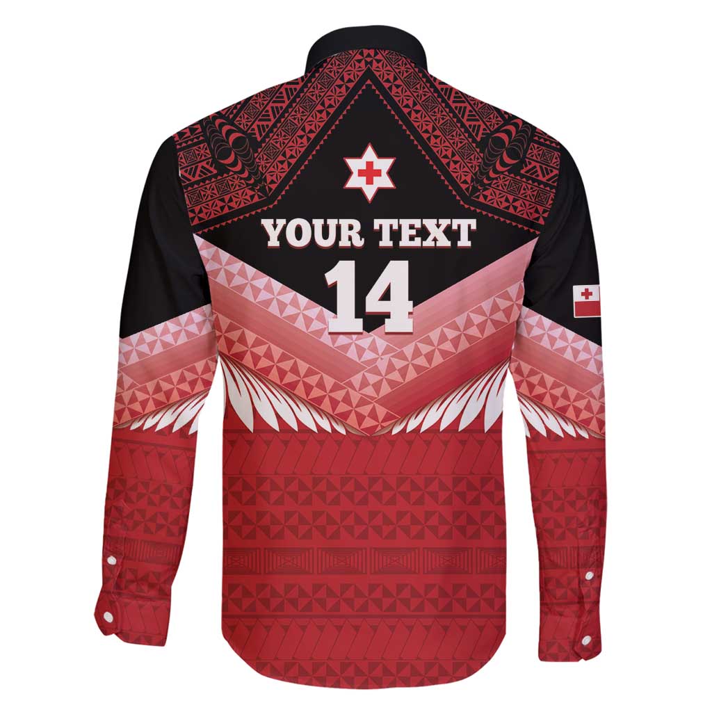 Custom Mate Maa Tonga XIII Family Matching Mermaid Dress and Hawaiian Shirt Tongan Kupesi Ngatu - Rugby Style