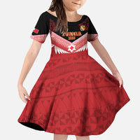 Custom Mate Maa Tonga XIII Family Matching Tank Maxi Dress and Hawaiian Shirt Tongan Kupesi Ngatu - Rugby Style