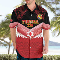 Custom Mate Maa Tonga XIII Hawaiian Shirt Tongan Kupesi Ngatu - Rugby Style LT14 - Polynesian Pride