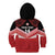 Custom Mate Maa Tonga XIII Kid Hoodie Tongan Kupesi Ngatu - Rugby Style