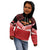 Custom Mate Maa Tonga XIII Kid Hoodie Tongan Kupesi Ngatu - Rugby Style