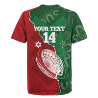 Custom Tonga And Australia Rugby Rugby Jersey Mate Maa Tongan Ngatu Mix Kangaroos Aboriginal LT14 - Polynesian Pride