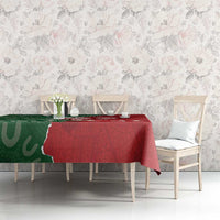 Custom Tonga And Australia Rugby Tablecloth Mate Maa Tongan Ngatu Mix Kangaroos Aboriginal LT14 - Polynesian Pride