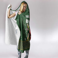 Custom Mate Maa Tonga And Kangaroo Australia Hooded Blanket Tongan Kupesi Mix Aboriginal Art LT14 - Polynesian Pride