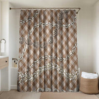 Brown Aloha Hawaii Shell Lei Bathroom Set Palaka Hebrew Cone Honey Cowrie Elegant Curves - Polynesian Pride