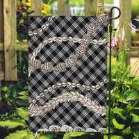 Black Aloha Hawaii Shell Lei Garden Flag Palaka Hebrew Cone Honey Cowrie Elegant Curves - Polynesian Pride