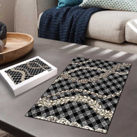 Black Aloha Hawaii Shell Lei Puzzle Palaka Hebrew Cone Honey Cowrie Elegant Curves - Polynesian Pride