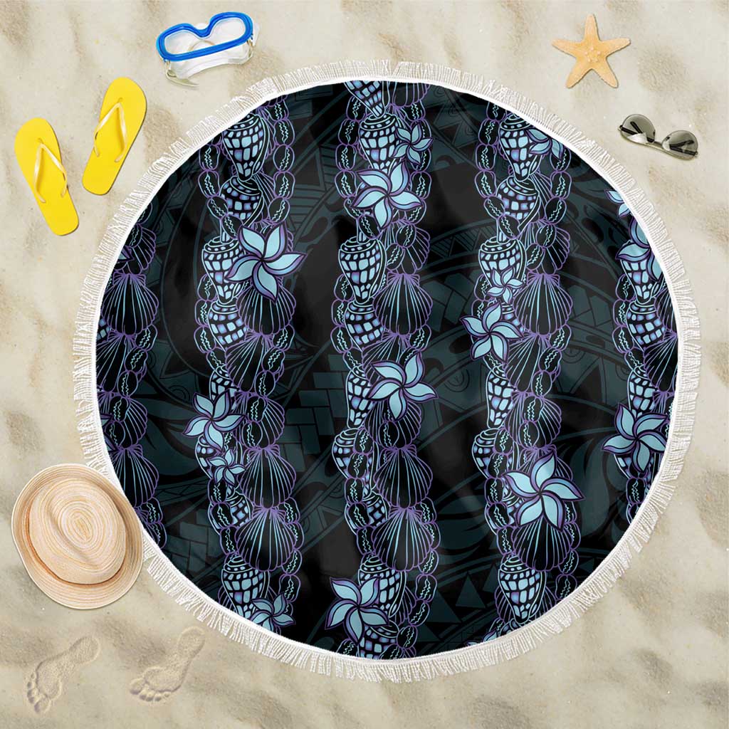 Purple Paradise Hawaii Shell Lei Beach Blanket Hawaiian Sunrise Shell Hebrew Cone Plumeria - Polynesian Pride